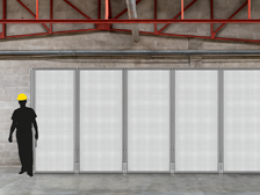 Pannello fonoassorbente MACRO.JU - cm 110X250h