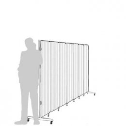 Separè autostabile SPARTA - cm 256x170h (n.7 pannelli da cm 36)