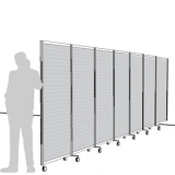 AFL07 scheda prodotto - Separè a parete ALA ROTOFOOT LIGHT Separè a parete ALA ROTOFOOT LIGHT "alveolare" - cm 705x190h (7 elementi) - Separè a parete ALA ROTOFOOT LIGHT