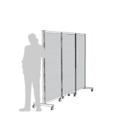 AR03 scheda prodotto - Separè autostabile ALA ROLLER Separè autostabile ALA ROLLER "alveolare" - cm 316x190h (3 elementi) - Separè autostabile ALA ROLLER