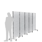 AR05F scheda prodotto - Separè autostabile ALA ROLLER Separè autostabile ALA ROLLER "feltro" - cm 516x190h (5 elementi) - Separè autostabile ALA ROLLER