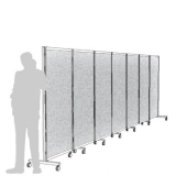 AR07F scheda prodotto - Separè autostabile ALA ROLLER Separè autostabile ALA ROLLER "feltro" - cm 716x190h (7 elementi) - Separè autostabile ALA ROLLER