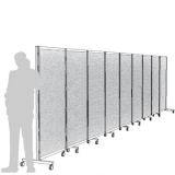 AR09F scheda prodotto - Separè autostabile ALA ROLLER Separè autostabile ALA ROLLER "feltro" - cm 916x190h (9 elementi) - Separè autostabile ALA ROLLER