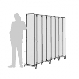 Separè autostabile CLIPPER ROLLER 30 - cm 222x180h (7 elementi)