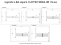 Separè su ruote: CLIPPER ROLLER