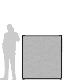 Pannello divisorio CLIPPER "feltro" - cm 130x130h