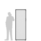 CL65.19L scheda prodotto - Pannello divisorio CLIPPER Pannello divisorio CLIPPER "laminato" - cm 65x195h - Pannello divisorio CLIPPER