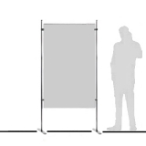 Pannello espositivo EXPO'  "composito" con basi diritte - cm 110x200h - Pannello espositivo EXPO'  