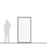 M10.20P scheda prodotto - Pannello divisorio MACRO Pannello divisorio MACRO "alveolare" - cm 100x200h - Pannello divisorio MACRO