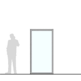 M10.20A scheda prodotto - Pannello divisorio MACRO Pannello divisorio MACRO "vetroplastico" - cm 100x200h - Pannello divisorio MACRO