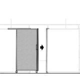 MS10.20F scheda prodotto - Pannello scorrevole MACRO Pannello scorrevole MACRO "feltro" - cm 100x200h - Pannello scorrevole MACRO