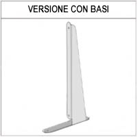 Schermo parafiato ONDESK FRONT OFFICE per front office - cm 125x75h con passacarte cm 30x10