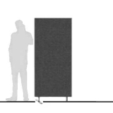 Pannello divisorio ZIPSOUND 02 di prosecuzione - cm80x180h - Pannello divisorio ZIPSOUND 02 di prosecuzione - cm80x180h