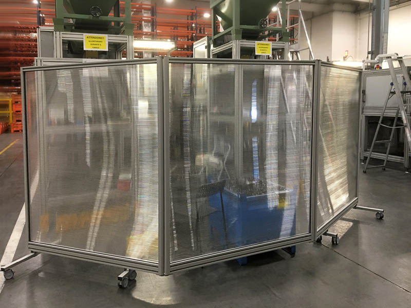 Separè autostabile ALA ROLLER TRIO